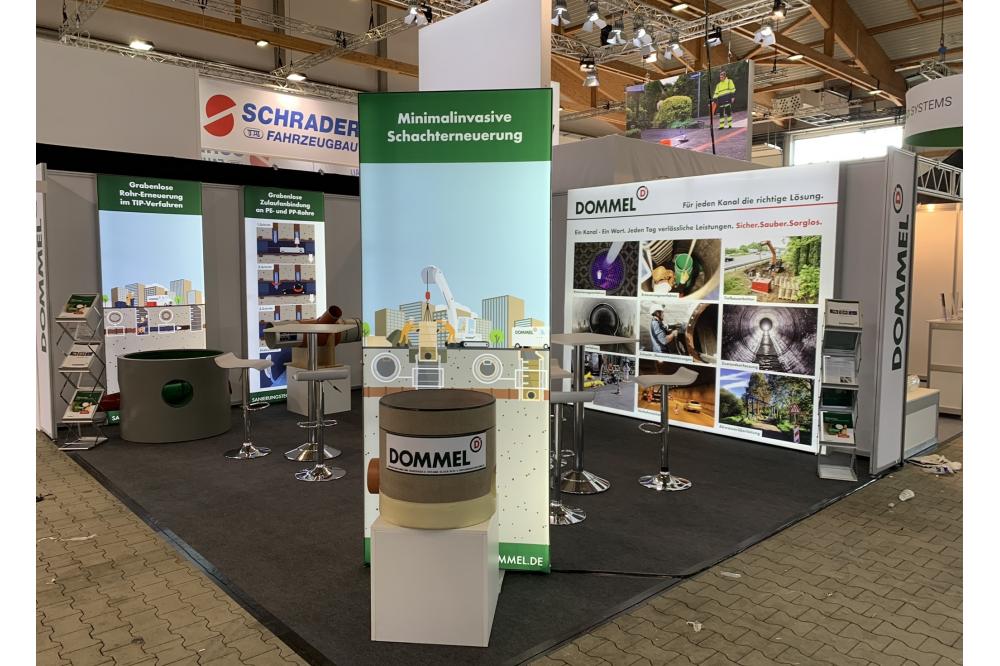 Grabenlos am Messestand